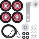 4392067 Dryer Repair kit, with 279640 Idler Pulley, 661570 Belt, W10314173 Roller Roller and W10837240 Idler Pulley with Bracket, Replacement Part Number 4392067VP 587637 587649