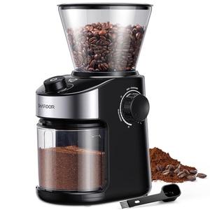 SHARDOR Burr Coffee Grinder Electric with 32 Grinding Sizes 3.0, Coffee Grinders for Home Use with 40 Seconds Adjustable Electronic Timer, Coffee Bean Grinder with Chamber Cleaning Button