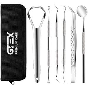 GTEX Dental Tools, Dental Pick, Plaque Remover for Teeth, Teeth Cleaning Tools, Plaque Tartar Remover for Teeth, Dental Picks for Teeth Cleaning, Teeth Cleaning Kit, Dentist Tools