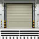 DoubleFill 8 x 8 ft Garage Door Brush Seal Kit, 3 Inch Roll up Door Seal with Aluminum Track, Heavy Duty Nylon Brush for Commercial Doors, Warehouse Barn, Energy Saving, Pest Proof, Black