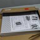 WALMANN 4-Pack 12"x16" Metal Pegboard Panels for Garage, Tool Organizer Pegboard for Pegboard Hooks - Compatible with 1/8" & 1/4" Hooks(Grey)