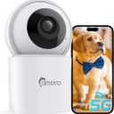 5MP Security Camera Indoor,360 Pan/Tilt Camera for Home Security with AI Motion Detection,2.4/5 GHz WiFi Baby/Pet Camera with Camera Color Night Vision,2-Way Audio, Works with Alexa & Google Home (Z1)