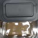 8-Piece Deep Glass Baking Dish Set with Plastic lids,Rectangular Glass Bakeware Set with Lids, Baking Pans for Lasagna, Leftovers, Cooking, Kitchen, Freezer-to-Oven and Dishwasher, Gray