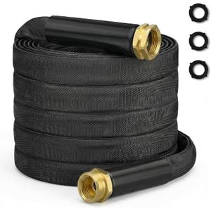 Garden Hose 75 ft, Ultra-Lightweight, Flexible Anti-Kink, Abrasion-Resistant All terrain use, Eco-Friendly, Lead-Free, Drinking Water Safe Material