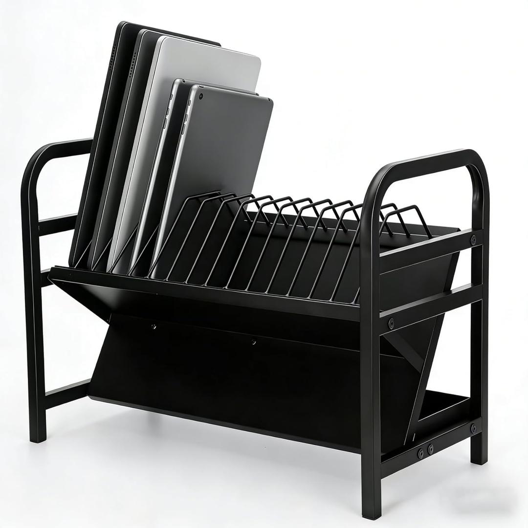 14-Slot Open Charging and Storage Rack