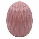 Lavender Ceramic Channel Tufted Egg: Easter Decor (3.5" x 3")