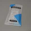 NITITOP for iPhone 15 Pro Max Case Clear Magnetic Polka Dot - Large White