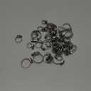 Selizo 40Pcs Hose Clamp Including 7 Sizes Adjustable Pipe Tube Clamps 304 Stainless Steel Hose Clips