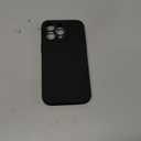 Vooii Compatible with iPhone 15 Pro Max Case, Upgraded Premium Silicone, [Camera Protection] [Soft Anti-Scratch Microfiber Lining] Shockproof Phone Case for iPhone 15 Pro Max 6.7 inch - Black