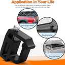 ovsor Truck Topper Clamps - 4 Pack Mounting Clamps for Truck Bed and Canopy for Dodge Dakota Ram 1500 2500 3500, F150 F250(4, Black)
