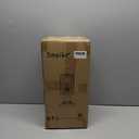 Dusk to Dawn Outdoor Post Light Hardwired, Black Lamp Post Lights with Pier Mount Base, Waterproof Exterior Lamp Post Lantern with Clear Class, Pole Light for Garden Yard Patio Pathway (7.1 inch-clear glass)