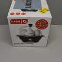 DASH Electric Rapid Egg Cooker for Hard Boiled/Poached/Scrambled Eggs or Omelets with Auto Shut-Off Feature, Black, 7 Egg Capacity