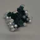 GlowVibe Christmas Lights Outdoor Warm White G15 Glass Bulbs 70 LED 19FT Plug in Mini Globe String Lights Connectable for Indoor Patio Xmas Tree Dcor