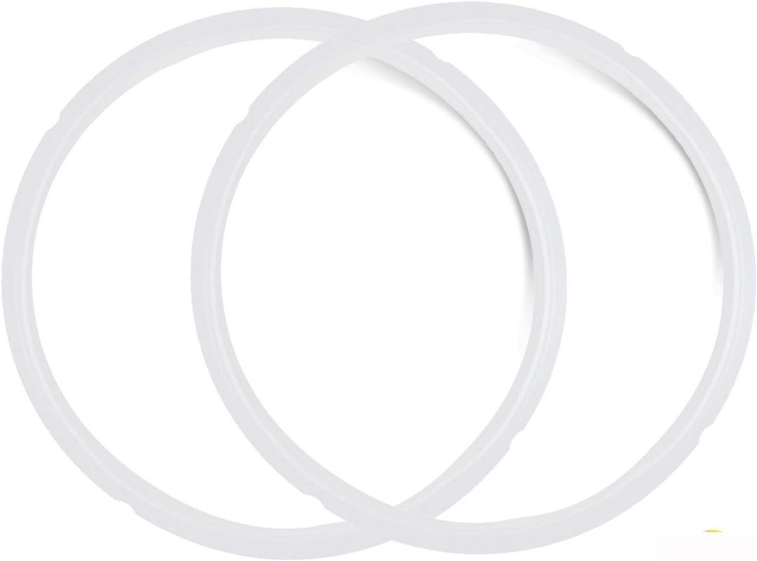 2 x Housewares Solutions Pack of 2 Silicone Sealing Rings Compatible with Instant Pot 5 & 6 Quart - Fits IP-DUO60, IP-LUX60, IP-DUO50, IP-LUX50, Smart-60, IP-CSG60 and IP-CSG50