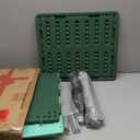 Heated Cat House for Outside,Dual Camera Mounts,100% Weatherproof & Extremely Insulated,Elevated Feral Cat Shelter with Escape Door,Waterproof Eaves for Outdoor Stray Barn Cat(Dark Green, XL)