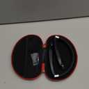 AMORNO Foldable Bluetooth Headphones, Wireless Neckband Sports Headset with Retractable Earbuds, Sweatproof Noise Cancelling Stereo Earphones with Mic (Black)