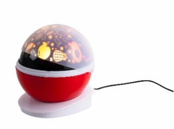 Merkury Innovations Fruits LED Projector Night Light - Red