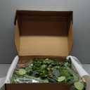 Ling's moment 17.5" Tall Free-Standing Artificial Flowers Arrangements 4 pcs Wedding Aisle Runner Chair Decorations White & Green Centerpieces for Ceremony Reception Rose Floral Party Outdoor