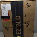 Simpli Comfy Queen EZ Bed Self-Inflating Air Mattress with Built-in Frame, Pump and Wheeled Case, Blow Up Inflatable Rolling Air Bed on Wheels