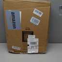 Bemis 500EC Durable Wood Toilet Seat with Easy Clean Hinges, Made in USA, Round, Almond