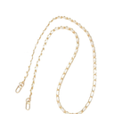 Long PU Leather Metal Chain Bag Strap For Crossbody Handbags Shoulder Bag Strap Cellphone Replacement Accessories 30in