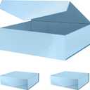 PACKHOME 17x14.5x5.5 Inches 3 Extra Large Gift Boxes Glossy Light Blue