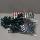 NIOSTA C9 LED Outdoor Christmas Lights, C9 String Lights with Quick Clips, for Xmas House Roof Gutter, Plug in & Connectable, 50FT 50 Light, Red Green White