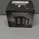 Dental Ultrasonic Retainer Cleaner Machine: Dental Cleaning Pod for Denture/Mouth Guard/Aligner/Night Guard/Braces/Toothbrush Heads/Jewelry - 45kHz Retainer Cleaner with Digital Timer & 200ML (Deep Black)