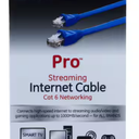 GE Streaming Internet Cable CAT 6 7ft Blue And Sharpie S-Gel White Pack of 3 