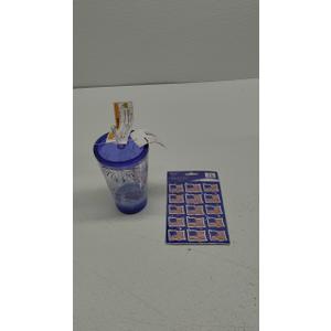 Beistle U S Flag Stickers, Luum Glo & Go Led 18 OZ Tumbler Firework