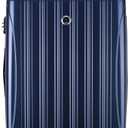 DELSEY PARIS Helium Aero Hardside Expandable Luggage with Spinner Wheels, Blue Cobalt, Checked-Large 28 Inch (One Size)