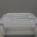 Large Glass Food Storage Container - Baking Containers with Hinged Locking Lids. 100% Leak Proof. 12 Cups / 3000 ml