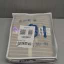 MooMee Striped Duvet Cover Set 100% Washed Cotton Linen Like Textured Breathable Durable Soft Comfy (Tannish Linen Grey White Wide Stripes, King 104"x90")