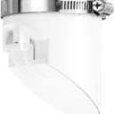 uxcell PVC Sewer Backflow Preventer, Anti-Odor Core for 75mm/3inch OD Horizontal Tube in Sewage Tanks, White