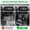 Comb Engine Cabin Air Filter Kit for Kia Carnival 3.5L 2026 2025 2024 2023 2022 (Except Hybrid) (Cabin Filters Located Rear under the Hood & Glove Box)