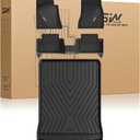 3W Floor Mats & Cargo Liner Fit for BMW 5 Series G30 2017-2023 All Weather TPE Floor Liner Custom Fit for BMW G30 5 Series 520i 530i 535i 540i 540d 550i Full Set Car Accessories (Not for GT & 530e)