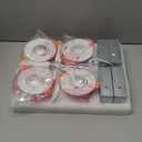 CLOUDY BAY 3inch Eyeball Smart LED Recessed Lights,Color Changing Recessed Lighting,Compatible with Alexa and Google Home Assistant,Pack of 4 (Rgbcw / Wifi)