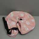 Supet Inflatable Dog Cone Collar Alternative After Surgery, Dog Neck Donut Collar Recovery E Collar, Soft Pet Cone for Small Medium Large Dogs (T Paw Pink)