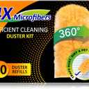 Duster Refills 50 Counts, 360 Heavy Duty Multi Surface Duster Refills for Cleaning, Compatible with Swiffer Dusters