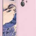 FireNova Magnetic for iPhone 17 Case, Compatible with MagSafe, [Integrated Silicone Camera Control Button] [Camera Protection] Anti-Scratch Microfiber Lining Phone Case, 6.3", Chalk Pink