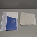 RYB HOME Door Panel Curtain, 8x36 inch, Beige, Blackout, Classroom Door, 1 Panel