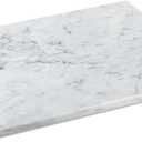 Koville Italian Carrara Marble Cutting Board for Kitchen, 16x20inch Extra Large Hand Crafted Marble Slab for Cheese, Charcuterie, Pastry Board - Wedding Gift, House Warming Gift