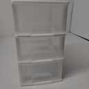 3 Drawer Storage Organizer, White Plastic Drawer Storage, Small Desktop Organizer for Home, Office