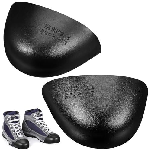 PACKOVE Steel Toe Protectors for Boots Safety Toe Caps Inserts Front Shoe Covers Metatarsal and Protection for Work and Welding Shoes 3.94X2.17X1.97 Inches