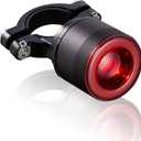 Smart AutoSensing Bike Brake Tail Light 300 Lumens High Brightness, 8Level Adjustable, 800m Visibility, IP66 Waterproof, Aluminum Alloy, 220° Wide Angle, Vibration WakeUp, PowerOff Memory [Black]