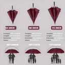  Golf Umbrella Large 72 Inch, Extra Large Oversize Double Canopy Vented Windproof Waterproof Umbrella, Automatic Open Golf Umbrella for Men and Women and Family.