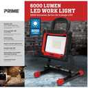 Prime 6000 Lumen LED Work Light - Red