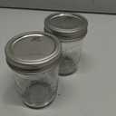 Ball Regular Mouth Mason Jars with Lids & Bands, Half Pint, 8-oz (2-Pack)