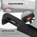2 x 2PCS Car Seat Gap Filler,Upgraded 3 in 1 No Drop Seat Guard for Cars with Hook and Car Phone Holder Design,Universal Cars Seats Spacer Gap Filler for Double-Sided Use