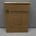 Mail and Key Holder - Decorative 9.8" x 12.5" Wall Key Hanger with 2 Mail Organizer Slots and 3 Hooks - Real Paulownia Wood with Keyhole Brackets, Hardware and Instructions (Wood)